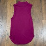 Free People  Mock Neck Sleeveless Top in Plum Photo 5