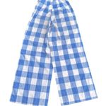 Vintage Handmade Blue Gingham Wide Photo 1