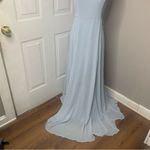 Show Me Your Mumu Show me Your Mumu Jenn low back maxi dress bridesmaids dusty blue size XL Photo 1