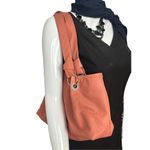 Salmon colored slouchy hobo tote handbag Pink Photo 1