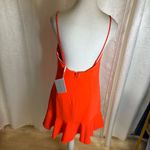 Elliatt  Luster‎ Mini Dress In Neon Tangerine Size Medium NWT Photo 4