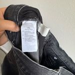 Madewell 9” High Rise Skinny Black Distressed Knee Raw Hem Womens 34 Stretch Photo 7