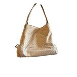 Coach Madison Op Art Phoebe Shoulder Bag Khaki Gold Hardware Photo 1