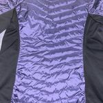Stylish Women's Purple and Black Puffer Jacket Size XL Photo 4