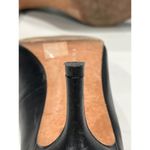 Elie Tahari Black Leather Pointed Toe Stiletto Heel Pumps Size 38 Photo 8