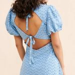 Free People Tie-Back Mini Dress | Eyelet Dress | Spring Dress | Size Large Photo 2