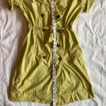 CAbi  Green Safari Trench Coat Dress Size Medium Photo 10