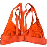 ALO YOGA Nadi Splendor Strappy Bra size XS Bright Orange Athletic Workout Gym Photo 0