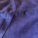 wilson's leather Vintage W by Wilson’s Purple Textured Midi Leather Skirt, Size 14 Photo 5