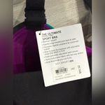 Victoria's Secret Purple and Green Sports Bra for Active Comfort Size 34D NWT Photo 2