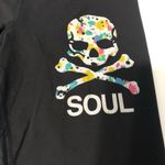 Lululemon soul cycle multicolored skull cropped leggings women’s size 8 athletic Photo 3