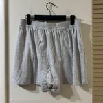 SKIMS New  Boyfriend Loose Boxer Size Medium Light Heather Grey Photo 6