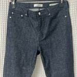 Guess  Retro High Rise Embroidered Raw Hem Jeans Size 29 Denim Photo 1