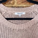 Madewell  Coffeehouse Brown Linen Knit Pullover Sweater Women's Size XXS Photo 4