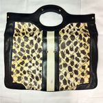 L.A.M.B. Vintage Leopard Cheetah Print Carlisle Purse/Clutch Photo 5