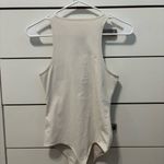 Abercrombie & Fitch Abercrombie White Cutout Bodysuit Photo 2