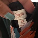 Candie's Black Floral Spaghetti Strap Long Maxi Dress Women Sz XS Photo 8