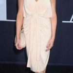 MISA Los Angeles NWT Domino Knee Length Dress in Pink Photo 8