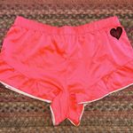 Victoria's Secret  HOT PINK RUFFLE SATIN SLEEP SHORTS Photo 3