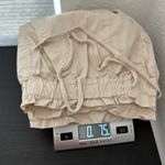 Lou & grey  Tan Cotton Elastic Drawstring Waist Pocket Cropped Pants Size Large Photo 15