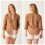 Carve Designs  Dylan Textured tunic Long Sleeve Rum Brown Size XL Photo 1