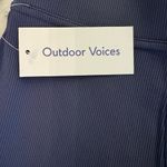 Outdoor Voices NWT Kick Flare Ribbed Leggings Navy Size XXS/00-0 Photo 3