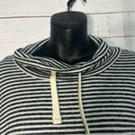 Lucky Brand NWT  Brushed Knit Cowl Neck Striped Sweater Women’s Medium Photo 2