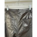 VERO MODA NWT  Bella High Rise Sexy Faux Leather Biker Black Trousers Size Small Photo 9