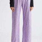 New (as is) Stine Goya Markus Lavender Purple Sequined Wide Leg High Rise Pant M Size M Photo 0