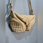 Rebecca Minkoff Cream Gold Grommet Shoulder Bag EUC Photo 2