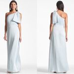 Sachin + Babi  One shoulder Chelsea Gown Ice‎ Blue Size 20W Photo 1