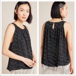 Anthropologie NWT Carly Shimmer Top in Black Photo 1
