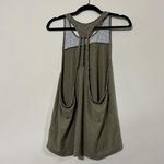 Gymshark Women's Green camo racer back tank top size Photo 1