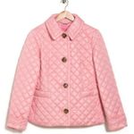 Kate Spade ππ Button Down Diamond Quilted Coat ~ Medium Pink XL NWT Photo 5