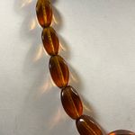 Natural Baltic Amber Women’s Necklace Strung on 12k Gold Chain Orange Photo 6