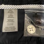 Calvin Klein  Womens Navy Blue Linen Blend Ankle Pants Size 4 Career Office NWT Photo 7