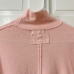 We The Free XS Oversized Comfy Minimalist Pink Tunic Mock Neck Cotton Shirt Top Photo 2