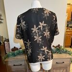 Studio I Studio 1 black and cream wrap shirt Photo 2