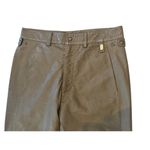 Vagrant Italia Vintage Brown Leather Women’s Pants Made in Italy Size 46 Size L Photo 1