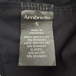 Ambrielle Woman's Large Black Passion Lace V Neck Adjustable Strap Bodysuit Sz S Photo 7