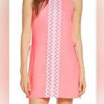 Lilly Pulitzer  Pearl Shift Romper Coral Pink Size 4 New Resort Coastal Beach Photo 0