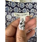 En Crême En Creme Beaded V Neck Long Bell Sleeve Bohemian Peasant Prairie Floral Blouse M Photo 5