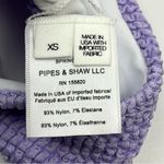 Veronica Beard  Women Purple Lavender Texture Celeste Swim Top Swimwear SZ XS NEW Photo 3