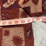 Christopher & Banks  Tapestry Zip Jacket Size Large  Floral Fall Leaves Light Photo 4