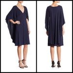 Trina Turk 💕💕 Haute Havana Cascading Cape Dress Photo 4