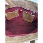 Cole Haan ‎ Leather Satchel Purse Handbag Top Handle Flap Closure Brown Photo 8