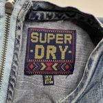 Superdry  Womens Size 6 Blue Chambray Denim Pockets Dress Photo 8