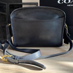 Coach  Vintage Y2K Metropolis Zip Bag 9087 Black Leather Crossbody Bag USA Photo 0