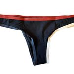 TAVIK Bikini Set Jett Top Jayden Bottom ColorBlock Black Swim Large NWT Photo 6