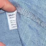 Michael Stars  Chambray Off Shoulder Short Sleeved Top Size Extra Small Photo 3